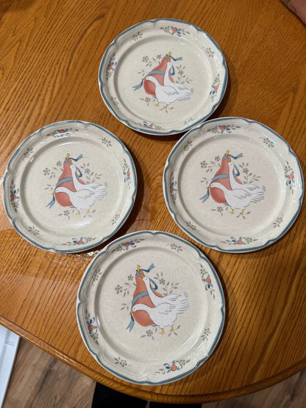 Vintage marmalade plate - set of 4